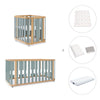 Mini berço, berço e cama (4in1) madeira/verde · Crea Plus Tre C351-M5057