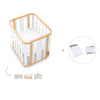 Berceau, lit bébé et lit d'enfant (4in1) bois/blanc · Crea Plus Tre C351-M5011