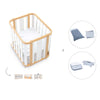 Babywiege, babybett und Bett (4in1) Holz/weiss · Crea Plus Tre C351-M5011