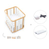 Crib, cot and bed (4in1) wooden/white · Crea Plus Tre C351-M5011