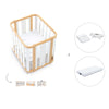 Berceau, lit bébé et lit d'enfant (4in1) bois/blanc · Crea Plus Tre C351-M5011