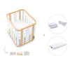 Crib, cot and bed (4in1) wooden/white · Crea Plus Tre C351-M5011