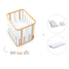 Berceau, lit bébé et lit d'enfant (4in1) bois/blanc · Crea Plus Tre C351-M5011