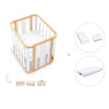 Berceau, lit bébé et lit d'enfant (4in1) bois/blanc · Crea Plus Tre C351-M5011