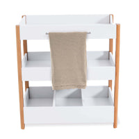 Changing table 50x80 cm with shelves wood · Dadá D100