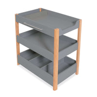 Changing table 50x80 cm with shelves wood · Dadá D100