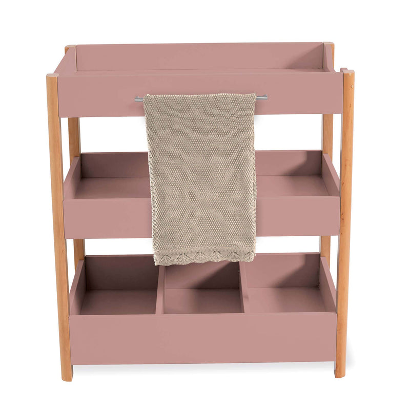 Changing table 50x80 cm with shelves wood · Dadá D100