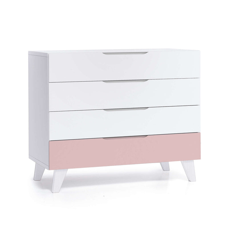 Cómoda infantil (4 gavetas) estilo nordico branca · Style D247