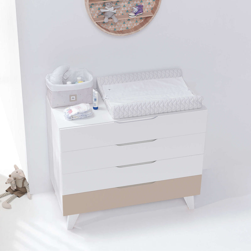 Cómoda infantil (4 gavetas) estilo nordico branca · Style D247