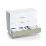 Cassettiera bambini (4 cassetti) stile nordico bianco · Style D247