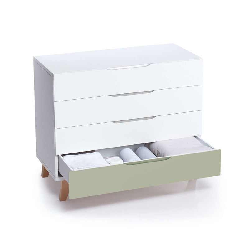 Cassettiera bambini legno (4 cassetti) stile nordico · Lifestyle D247R