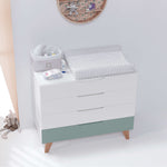 Wooden changing table dresser (110cm) - D247R Lifestyle