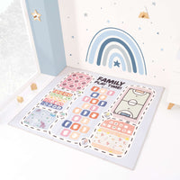 Wendbarer Spielteppich für Kinder (200x180 cm) Eukalyptusblätter · Musgo FP118