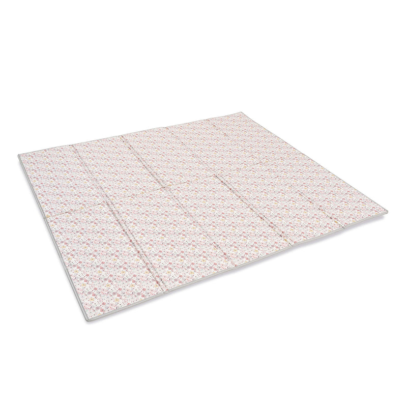 Wendbarer Spielteppich für Kinder (200x180 cm) Rosa Blumen · Liberty FP132