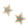 Set 2 wall hooks star-shaped wood · Polare H121