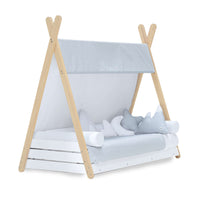 Cama Montessori madeira 70x140 cm con têxtil Galaxy · Homy Life