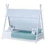 Lit cabane Montessori 90x200 cm avec linge de lit Mare · Homy XL