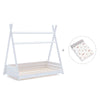 Lit cabane Montessori 90x200 cm avec linge de lit Taiga · Homy XL