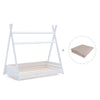 Lit cabane Montessori 90x200 cm avec linge de lit Arena · Homy XL