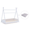 Lit cabane Montessori 90x200 cm avec linge de lit Carezza · Homy XL