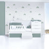 Convertible crib 70x140 cm white/eucalyptus · Sero More Eucalyptus K546-M7757