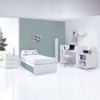 Convertible crib 70x140 cm white/eucalyptus · Sero More Eucalyptus K546-M7757