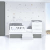 Convertible crib 70x140 cm white/anthracite · Sero More Antracita K546-M7758