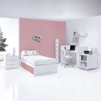 Convertible crib 70x140 cm white/pink · Sero More Quarzo K546-M7759
