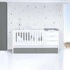 Convertible crib 70x140 cm white/anthracite · Sero More Antracita K546-M7758