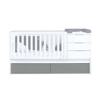Convertible crib 70x140 cm white/anthracite · Sero More Antracita K546-M7758