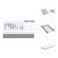 Convertível 70x140 cm branco/antracite · Sero More Antracita K546-M7758