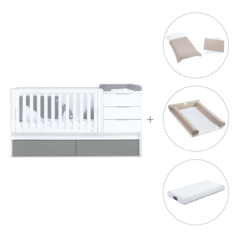 Convertível 70x140 cm branco/antracite · Sero More Antracita K546-M7758