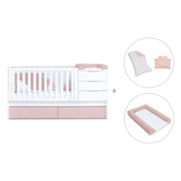 Convertível 70x140 cm branco/rosa claro · Sero More Flamingo K546-M7742