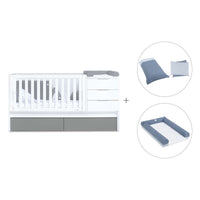 Convertível 70x140 cm branco/antracite · Sero More Antracita K546-M7758