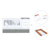 Convertível 70x140 cm branco/antracite · Sero More Antracita K546-M7758