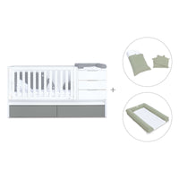 Convertível 70x140 cm branco/antracite · Sero More Antracita K546-M7758