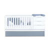 Convertible crib 70x140 cm white/blue · Sero More Blu Denim K546-M7741