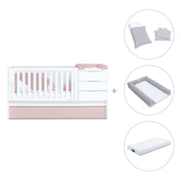 Convertível 70x140 cm branco/rosa claro · Sero More Flamingo K546-M7742