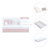 Convertível 70x140 cm branco/rosa claro · Sero More Flamingo K546-M7742