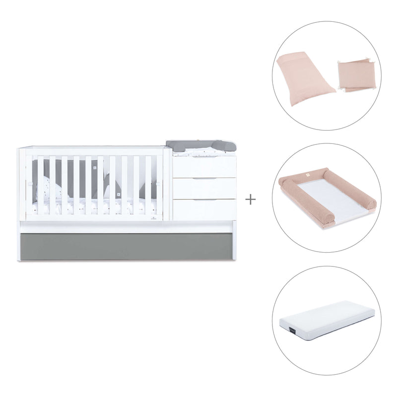 Convertível 70x140 cm branco/antracite · Sero More Antracita K546-M7758