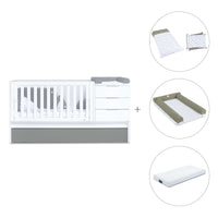 Convertível 70x140 cm branco/antracite · Sero More Antracita K546-M7758