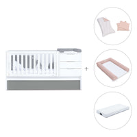 Convertível 70x140 cm branco/antracite · Sero More Antracita K546-M7758