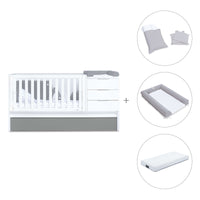 Convertível 70x140 cm branco/antracite · Sero More Antracita K546-M7758