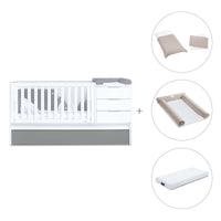 Convertível 70x140 cm branco/antracite · Sero More Antracita K546-M7758