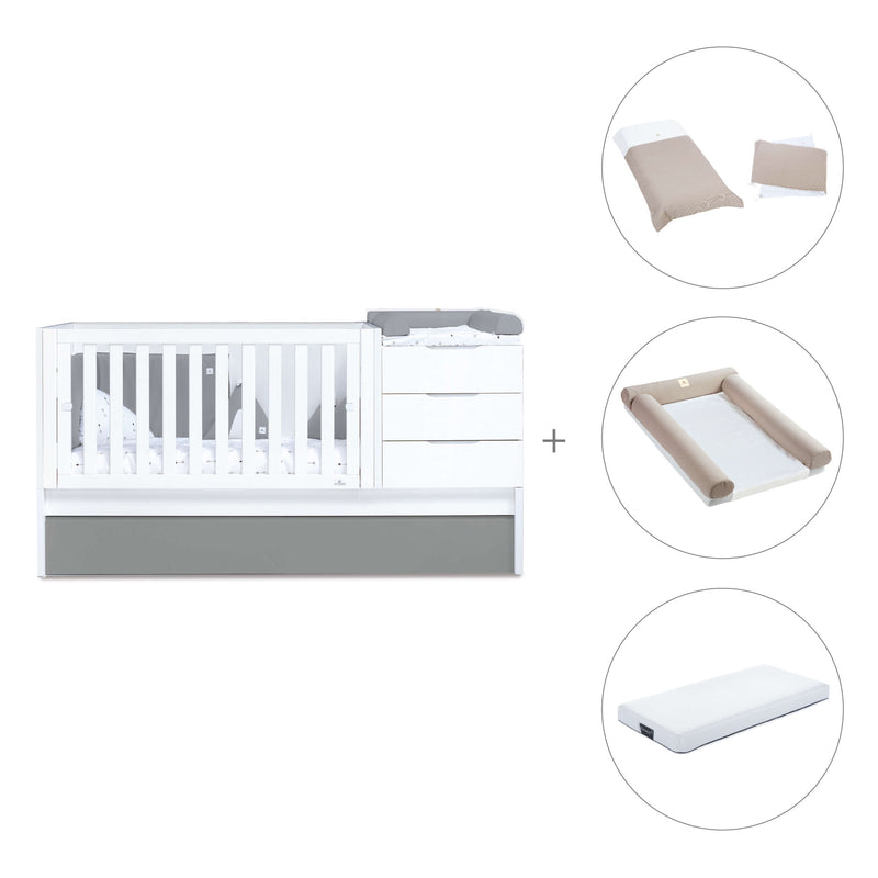 Convertível 70x140 cm branco/antracite · Sero More Antracita K546-M7758