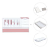 Verwandelbares Babybett 70x140 cm weiss/rosa · Sero More Quarzo K546-M7759