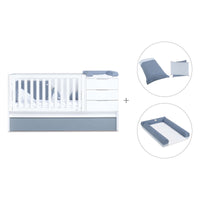 Convertível 70x140 cm branco/azul · Sero More Blu Denim K546-M7741