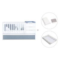 Convertível 70x140 cm branco/azul · Sero More Blu Denim K546-M7741