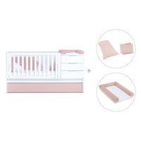 Convertível 70x140 cm branco/rosa claro · Sero More Flamingo K546-M7742