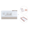 Convertible crib with drawers/trundle bed 70x140 cm white/beige · Sero More K546-M7753